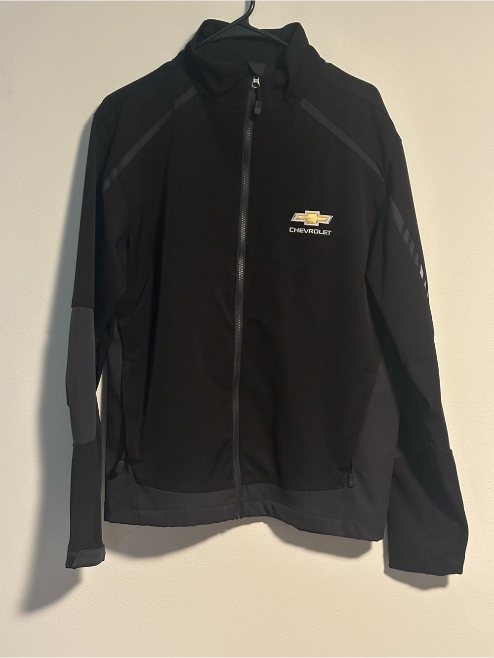Chevrolet Port Authority J307 Men’s M Black Soft Shell Full Zip Jacket NWOT